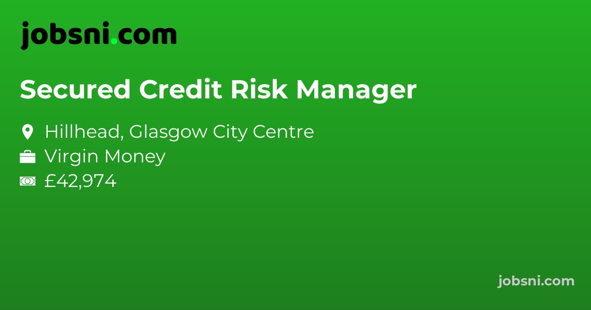Secured Credit Risk Manager - Apply Now