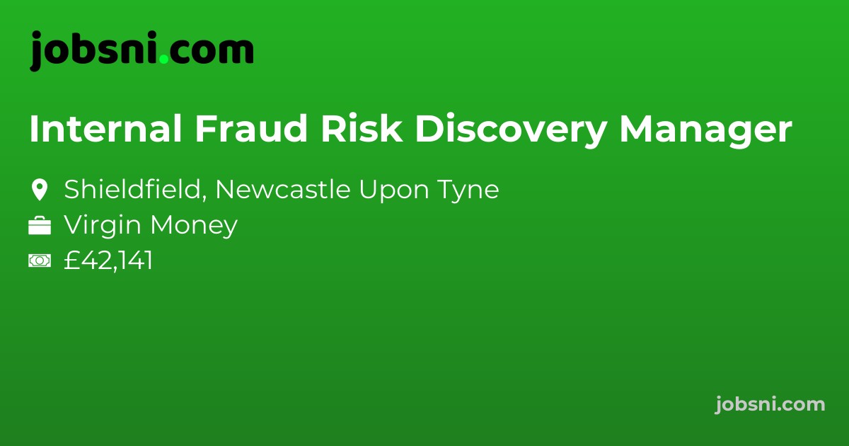 Internal Fraud Risk Discovery Manager - Apply Now