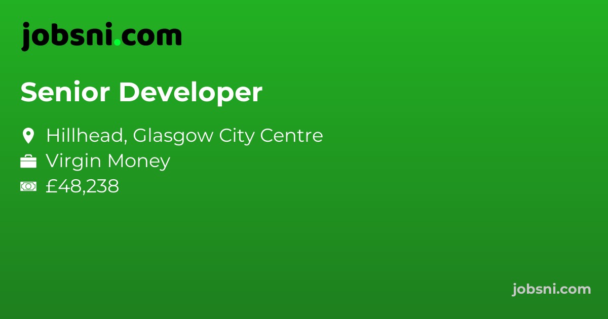 Senior Developer - Apply Now