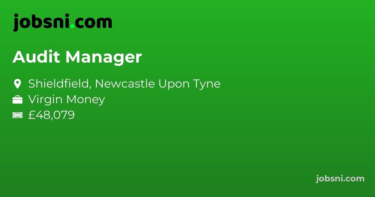 Audit Manager - Apply Now