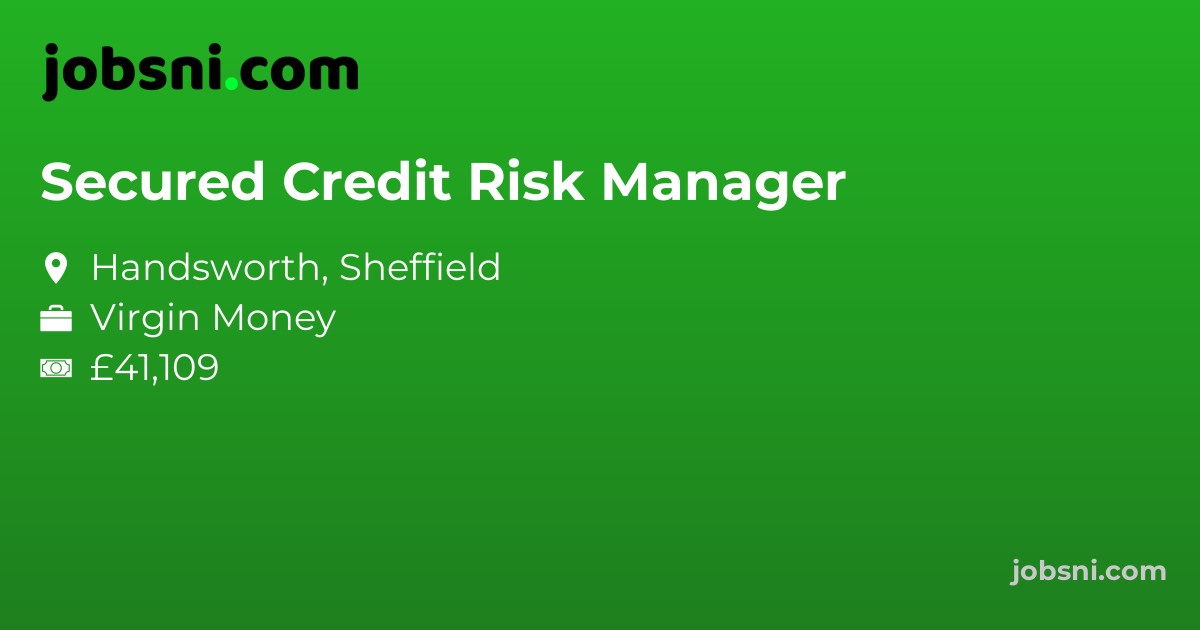 Secured Credit Risk Manager - Apply Now
