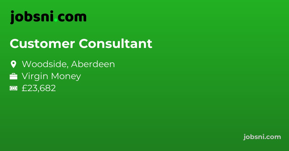 Customer Consultant - Apply Now
