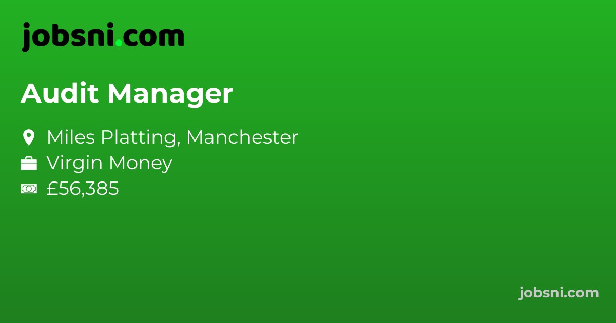 Audit Manager - Apply Now