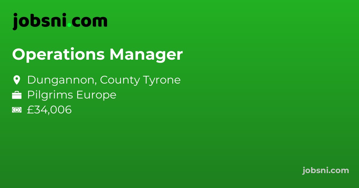 Operations Manager - Apply Now