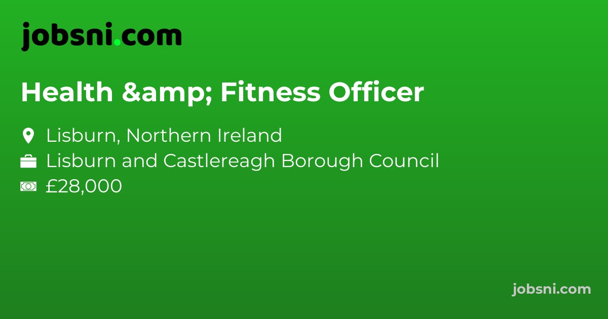 Health & Fitness Officer - Apply Now