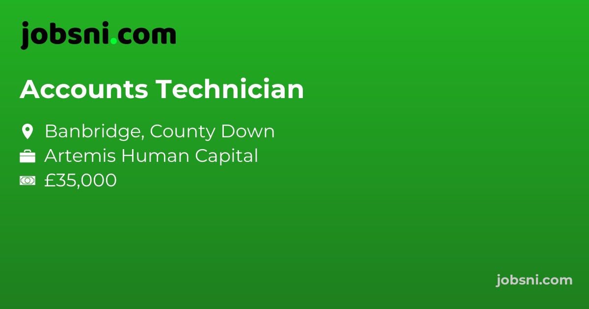 Accounts Technician - Apply Now