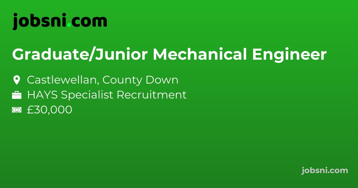Graduate/Junior Mechanical Engineer