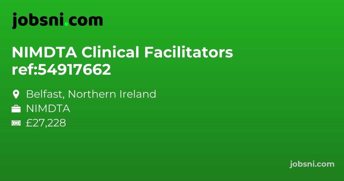 NIMDTA Clinical Facilitators ref:54917662