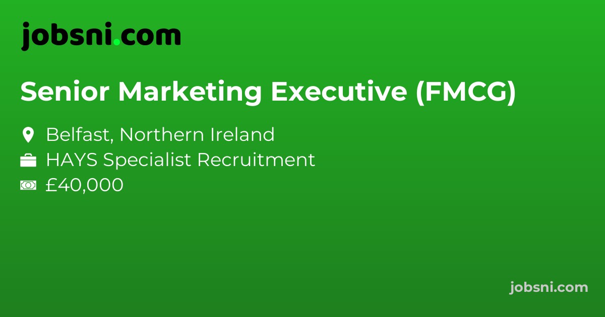 Senior Marketing Executive (FMCG)