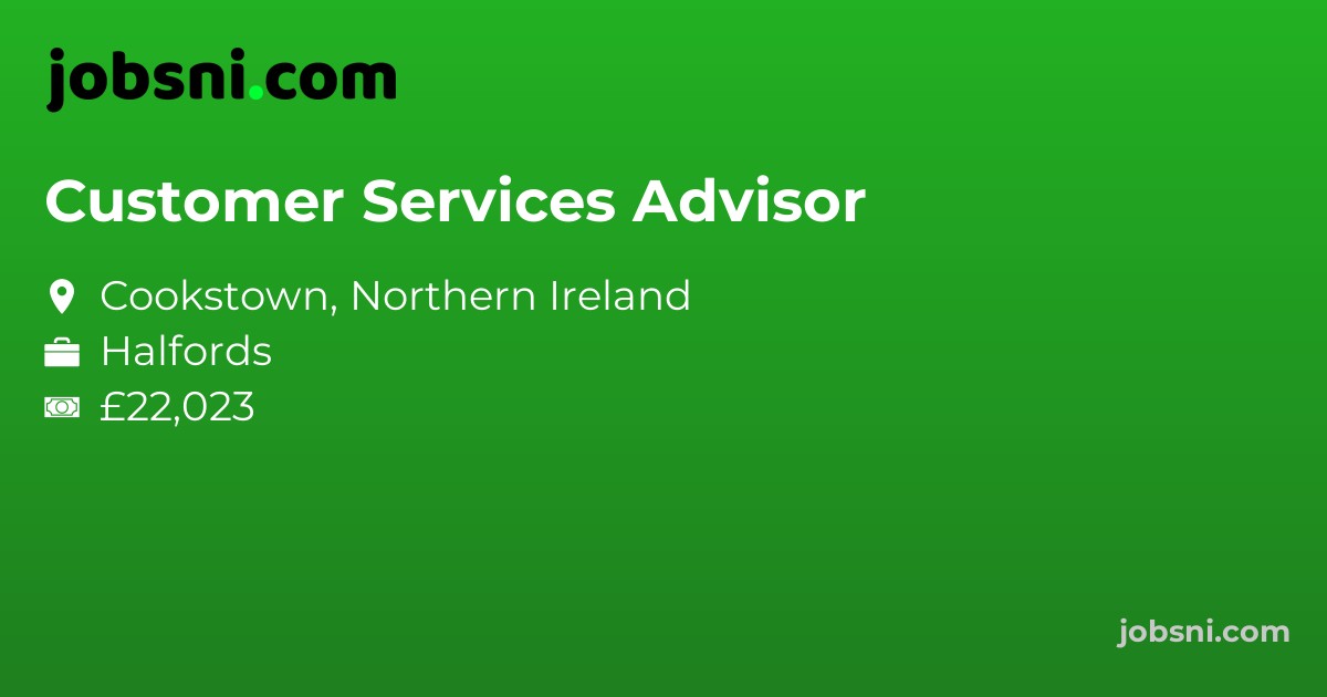 Customer Services Advisor