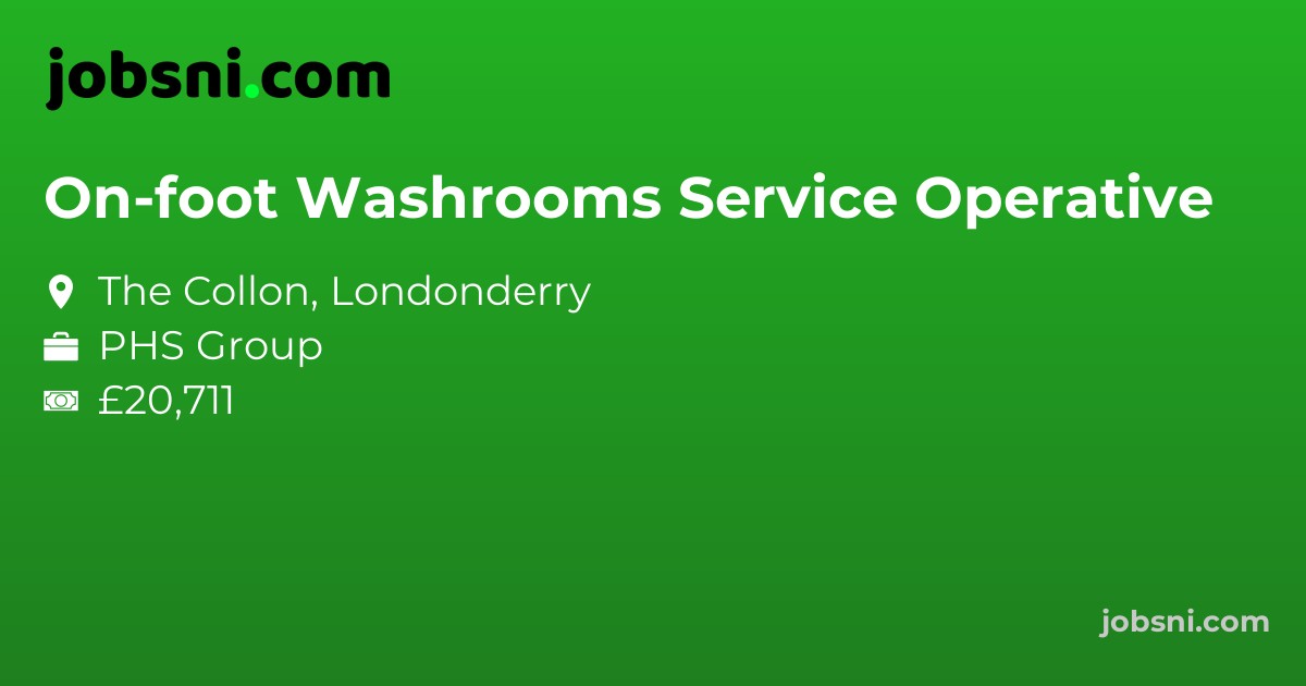 On-foot Washrooms Service Operative