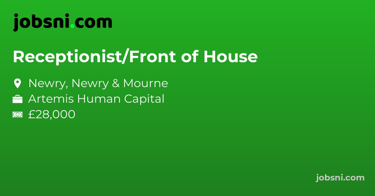 Receptionist/Front of House