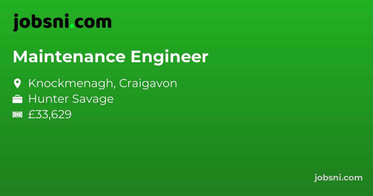 Maintenance Engineer