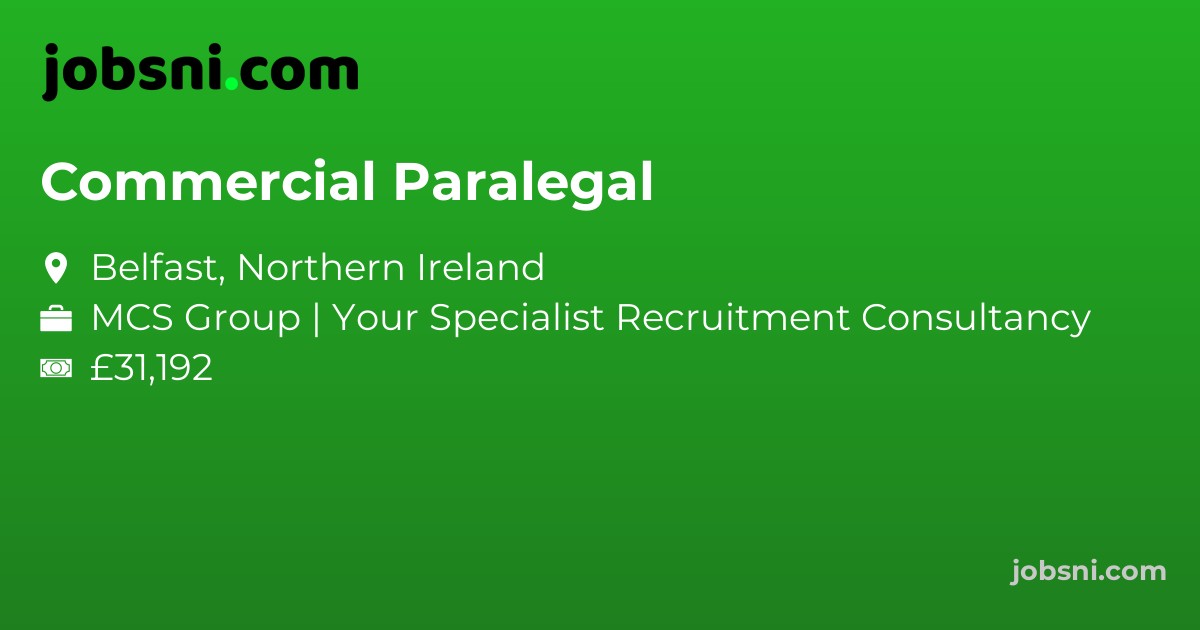 Commercial Paralegal