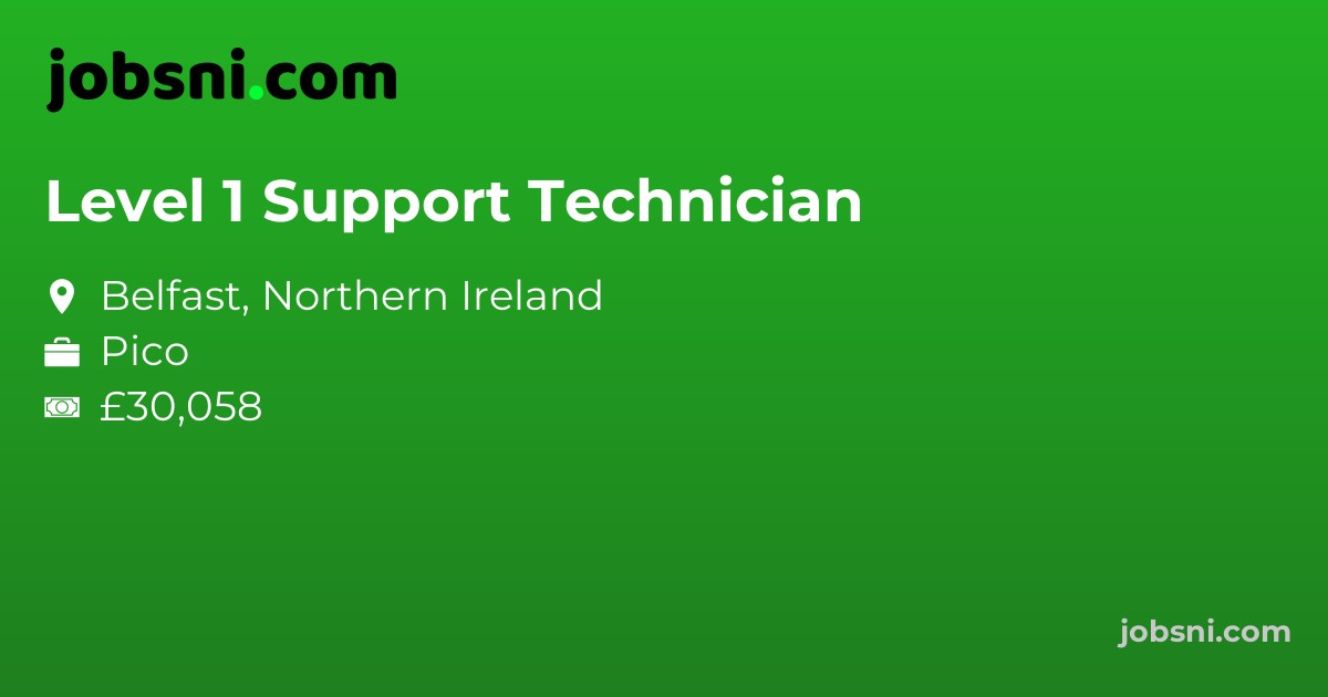 Level 1 Support Technician