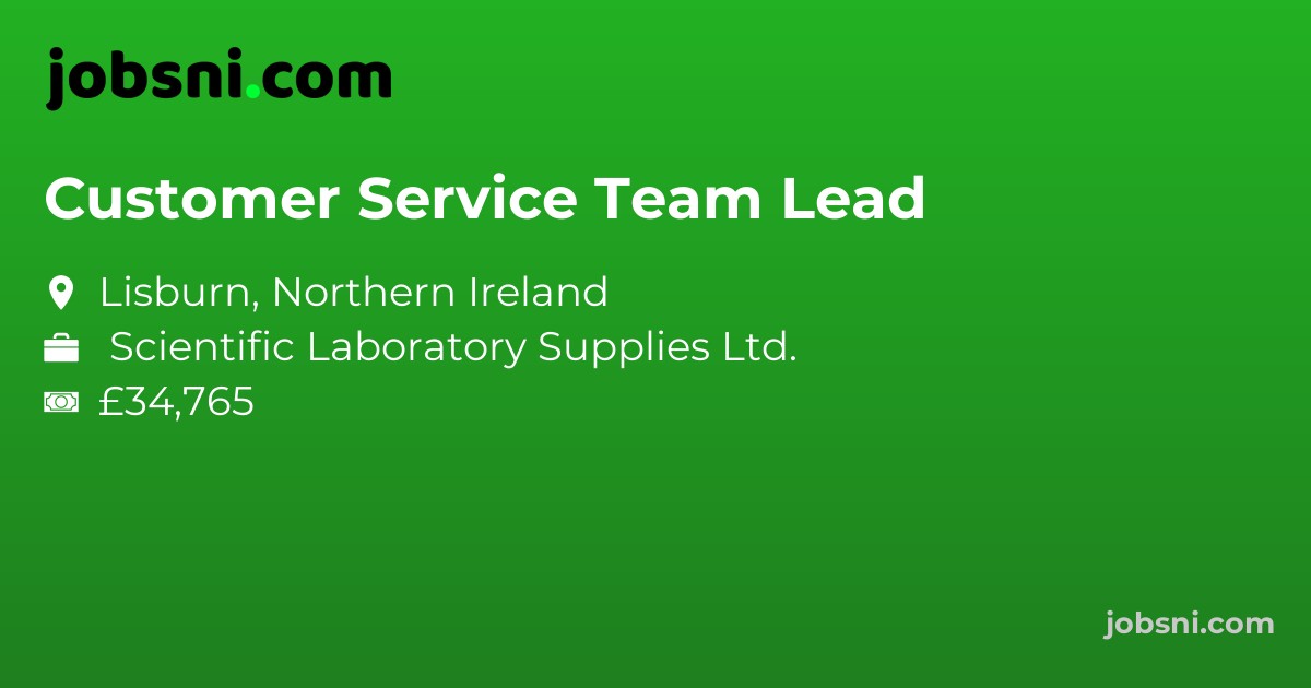 Customer Service Team Lead