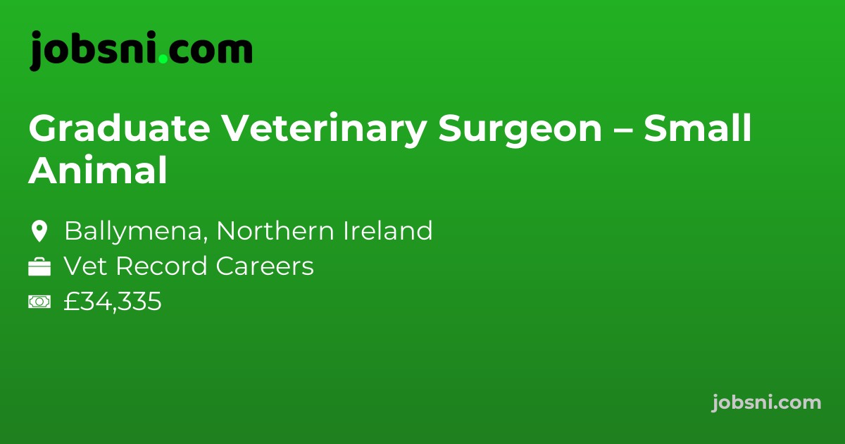 Graduate Veterinary Surgeon – Small Animal