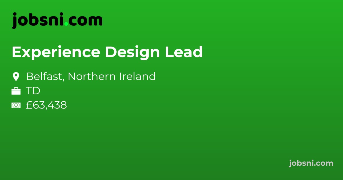 Experience Design Lead
