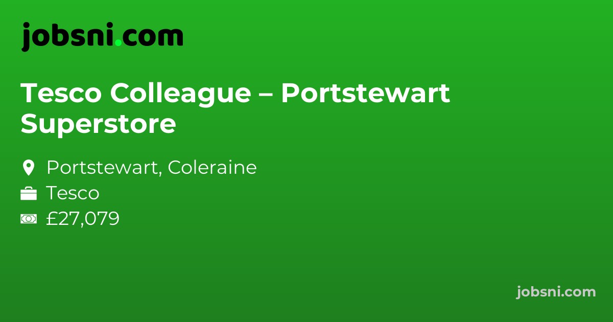Tesco Colleague – Portstewart Superstore