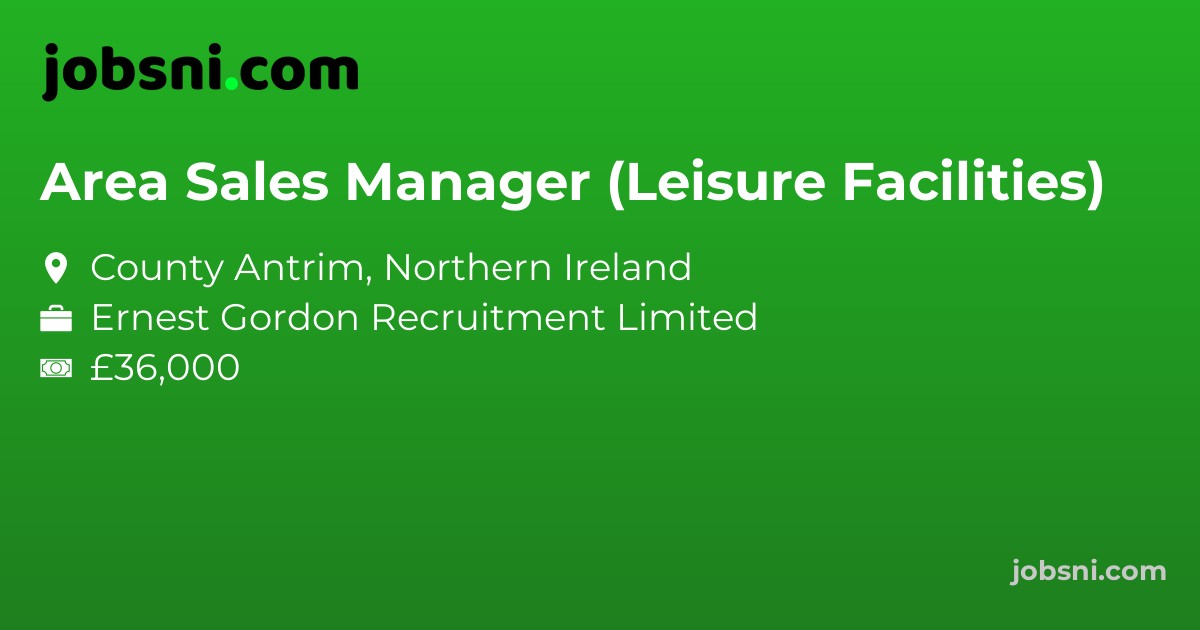 Area Sales Manager (Leisure Facilities)