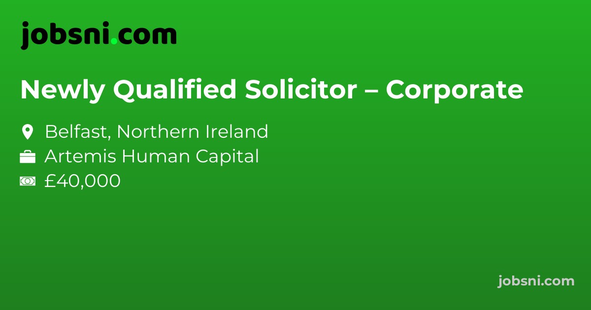 Newly Qualified Solicitor – Corporate