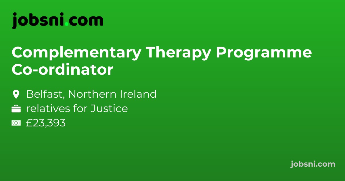 Complementary Therapy Programme Co-ordinator