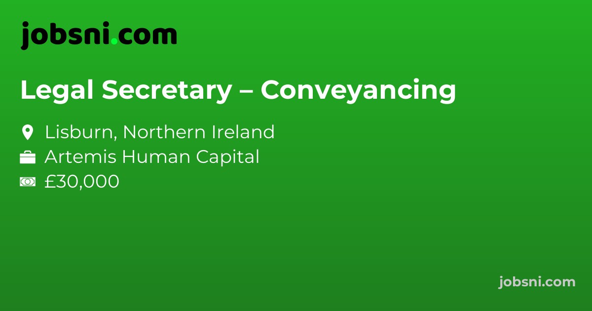 Legal Secretary – Conveyancing