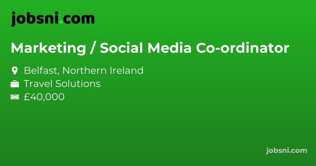 Marketing / Social Media Co-ordinator