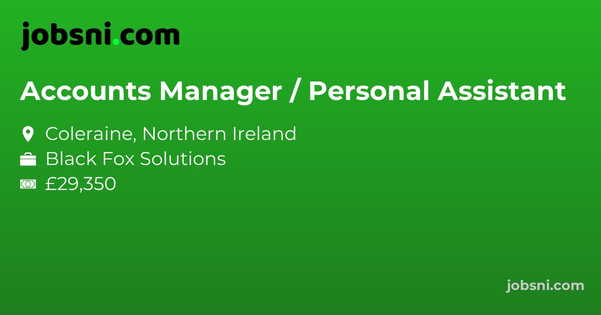 Accounts Manager / Personal Assistant