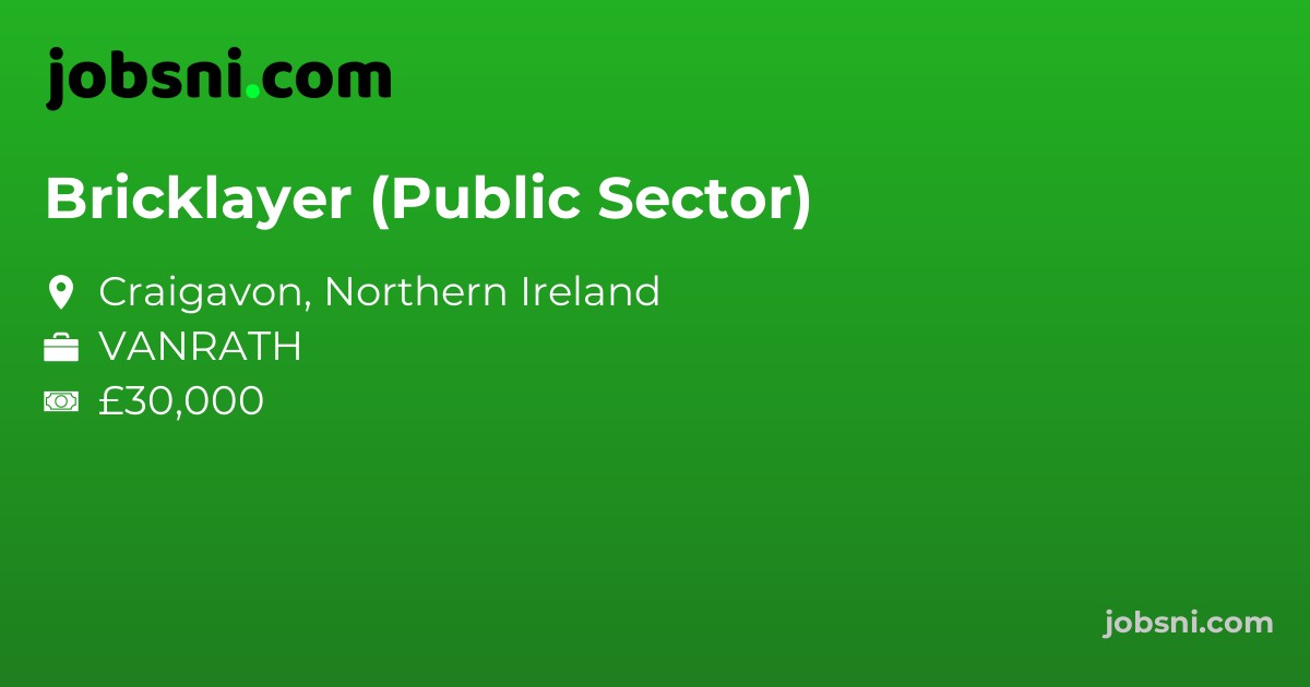 Bricklayer (Public Sector)