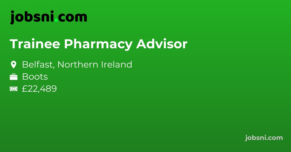 Trainee Pharmacy Advisor