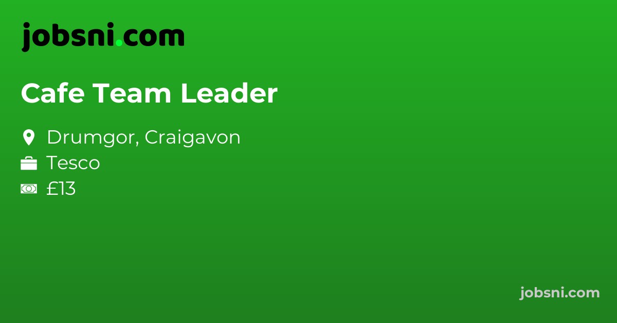 Cafe Team Leader