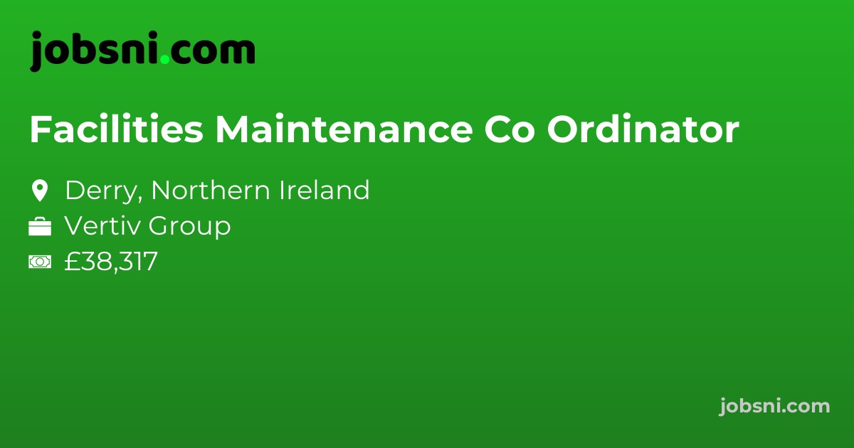 Facilities Maintenance Co Ordinator