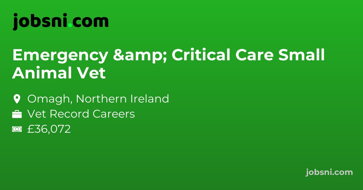 Emergency & Critical Care Small Animal Vet