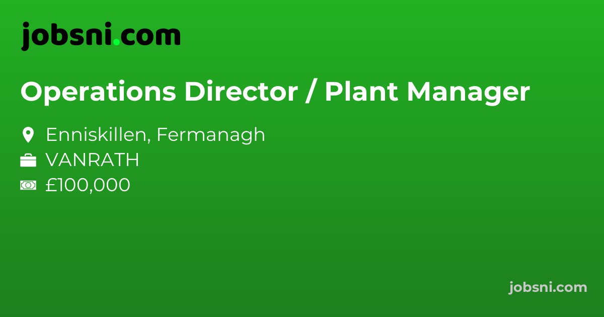Operations Director / Plant Manager