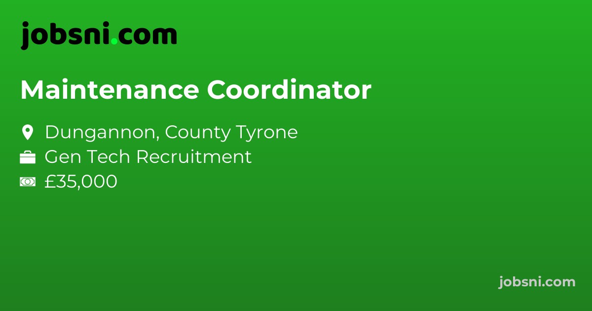 Maintenance Coordinator