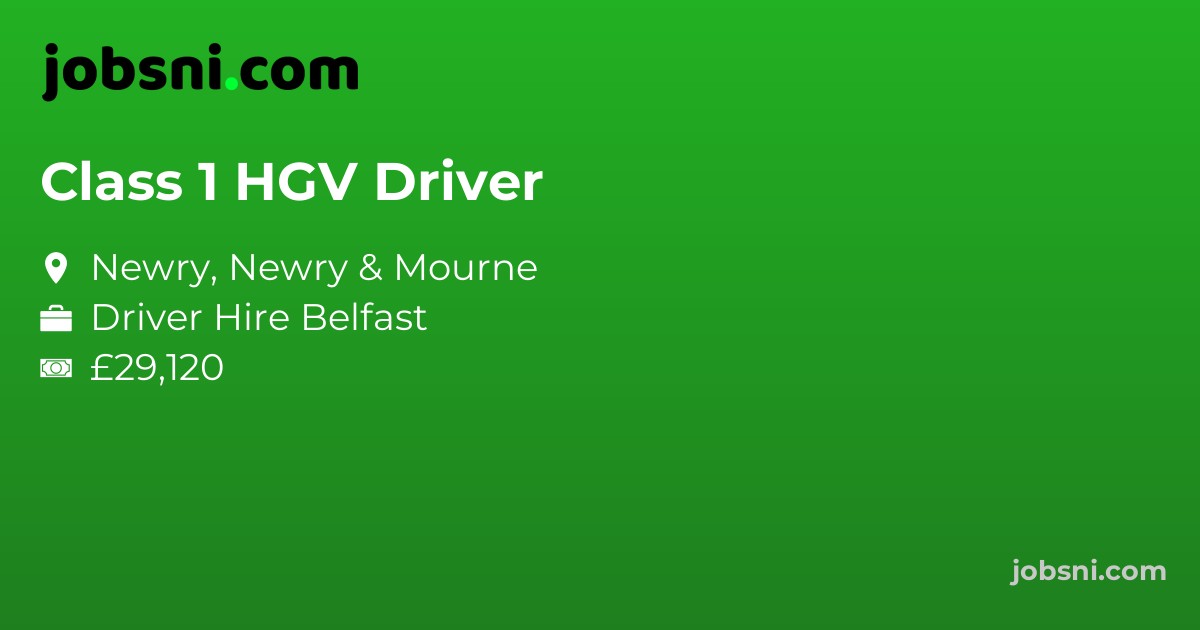 Class 1 HGV Driver