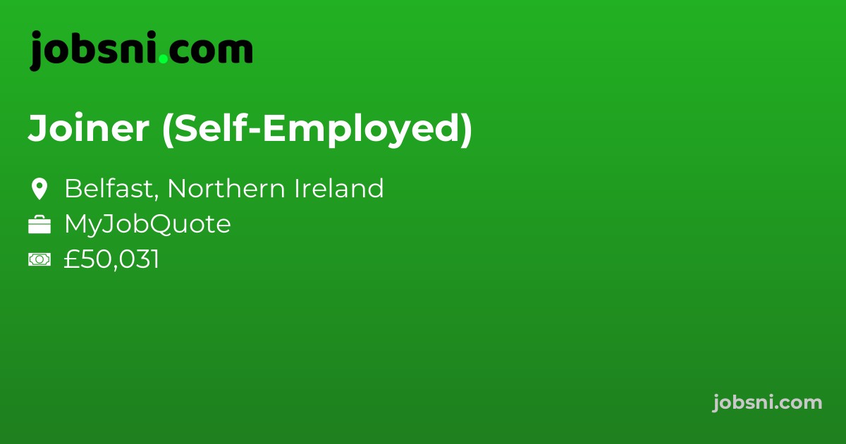 Joiner (Self-Employed)