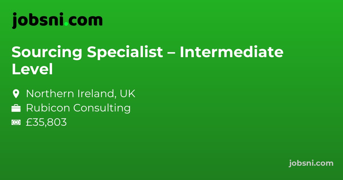 Sourcing Specialist – Intermediate Level