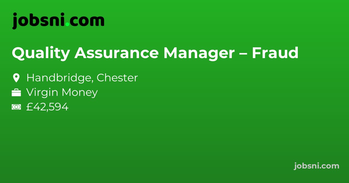 Quality Assurance Manager – Fraud