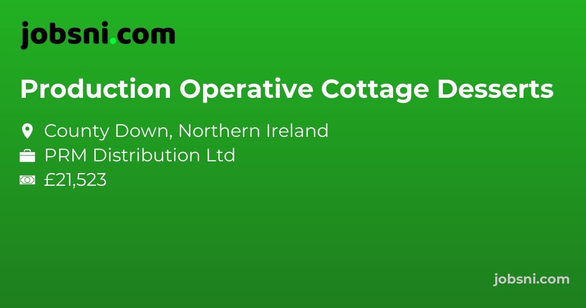 Production Operative Cottage Desserts