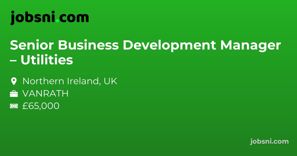 Senior Business Development Manager – Utilities