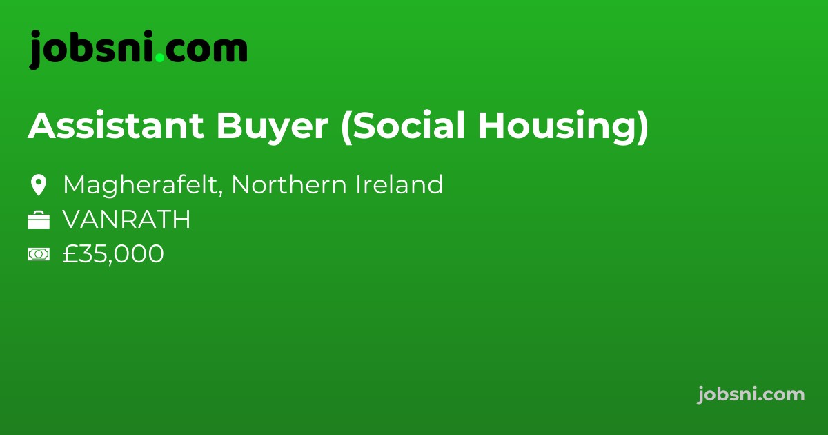Assistant Buyer (Social Housing)