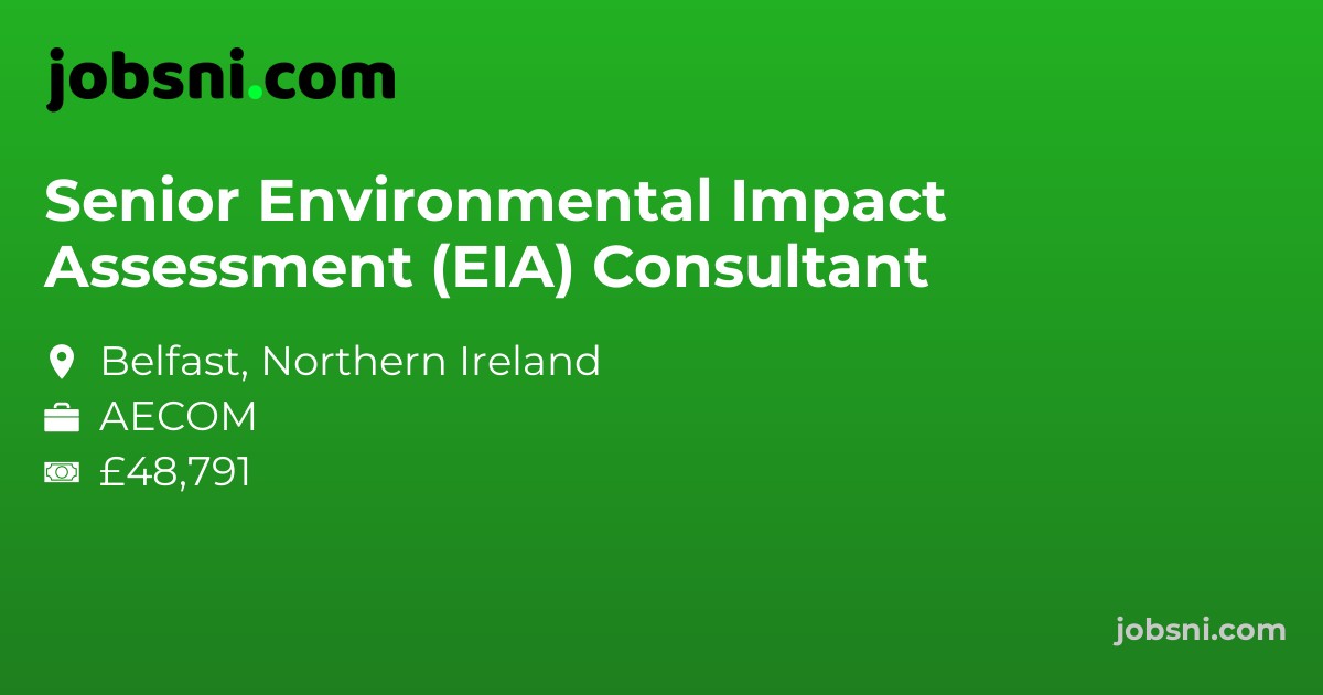 Senior Environmental Impact Assessment (EIA) Consultant