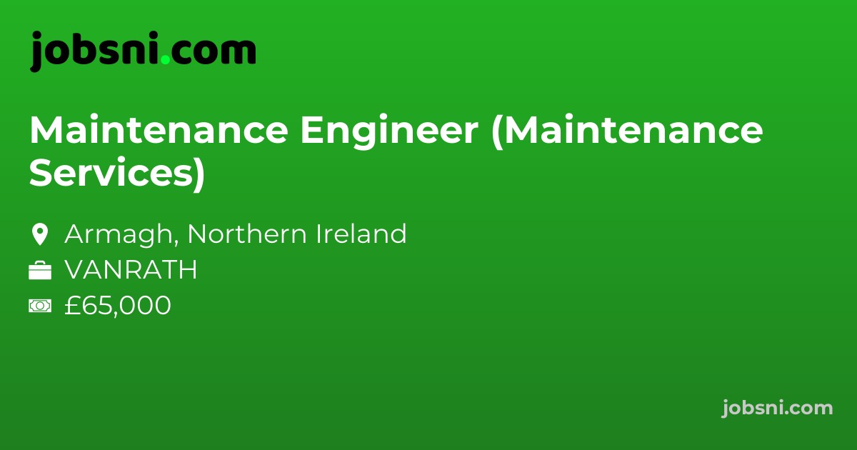 Maintenance Engineer (Maintenance Services)