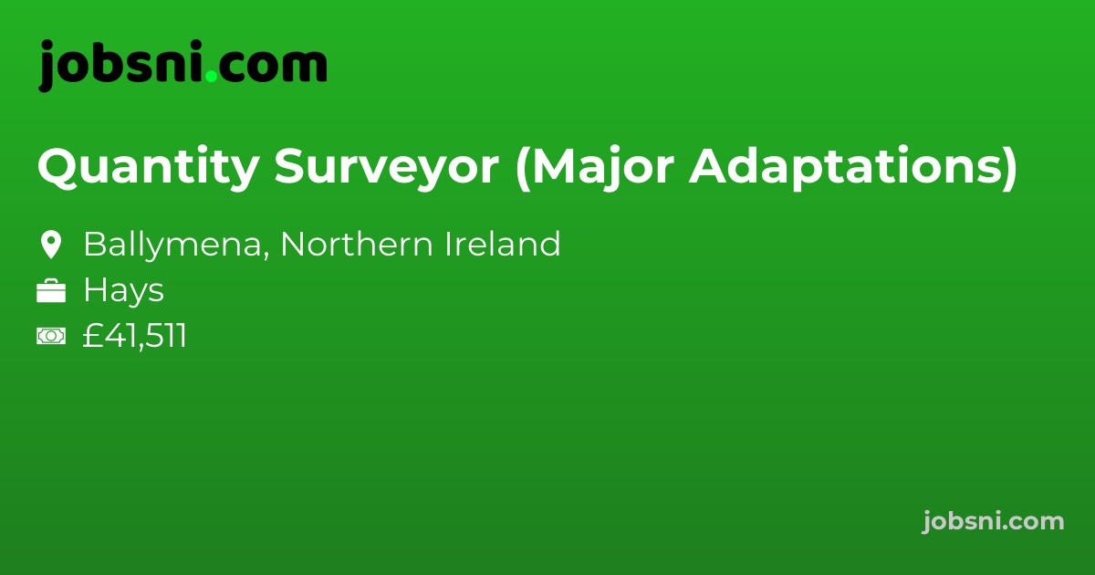 Quantity Surveyor (Major Adaptations)