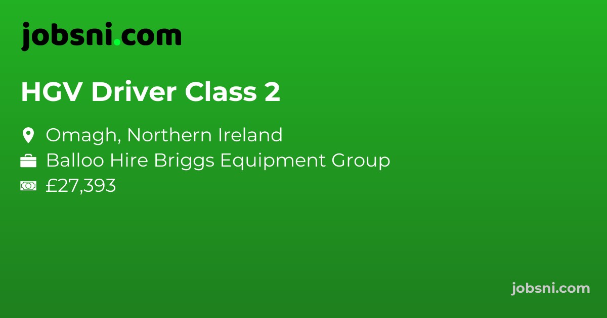 HGV Driver Class 2