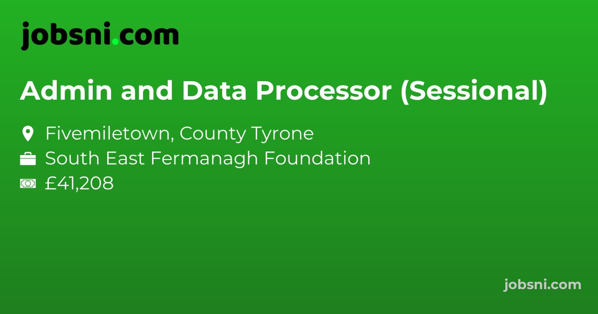Admin and Data Processor (Sessional)