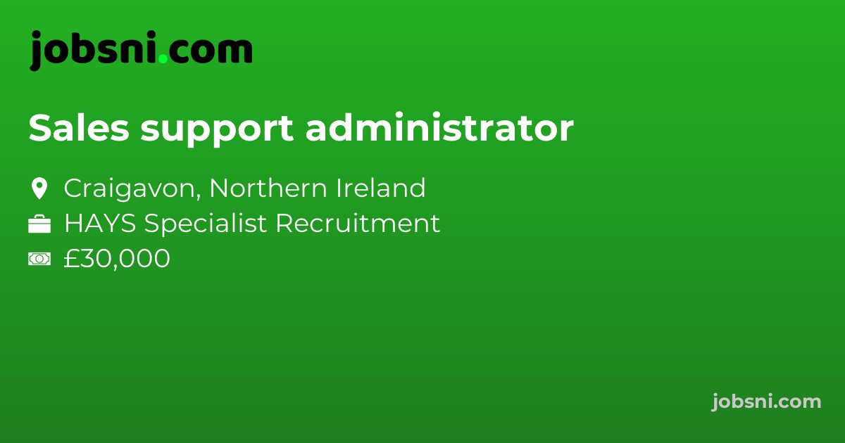 Sales support administrator