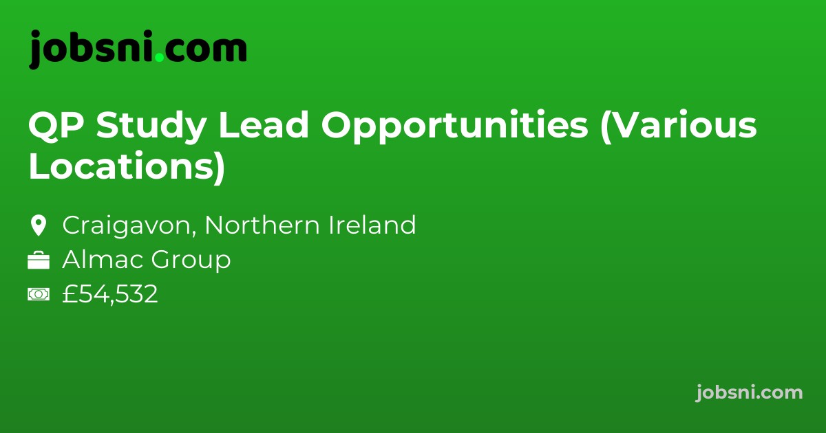 QP Study Lead Opportunities (Various Locations)